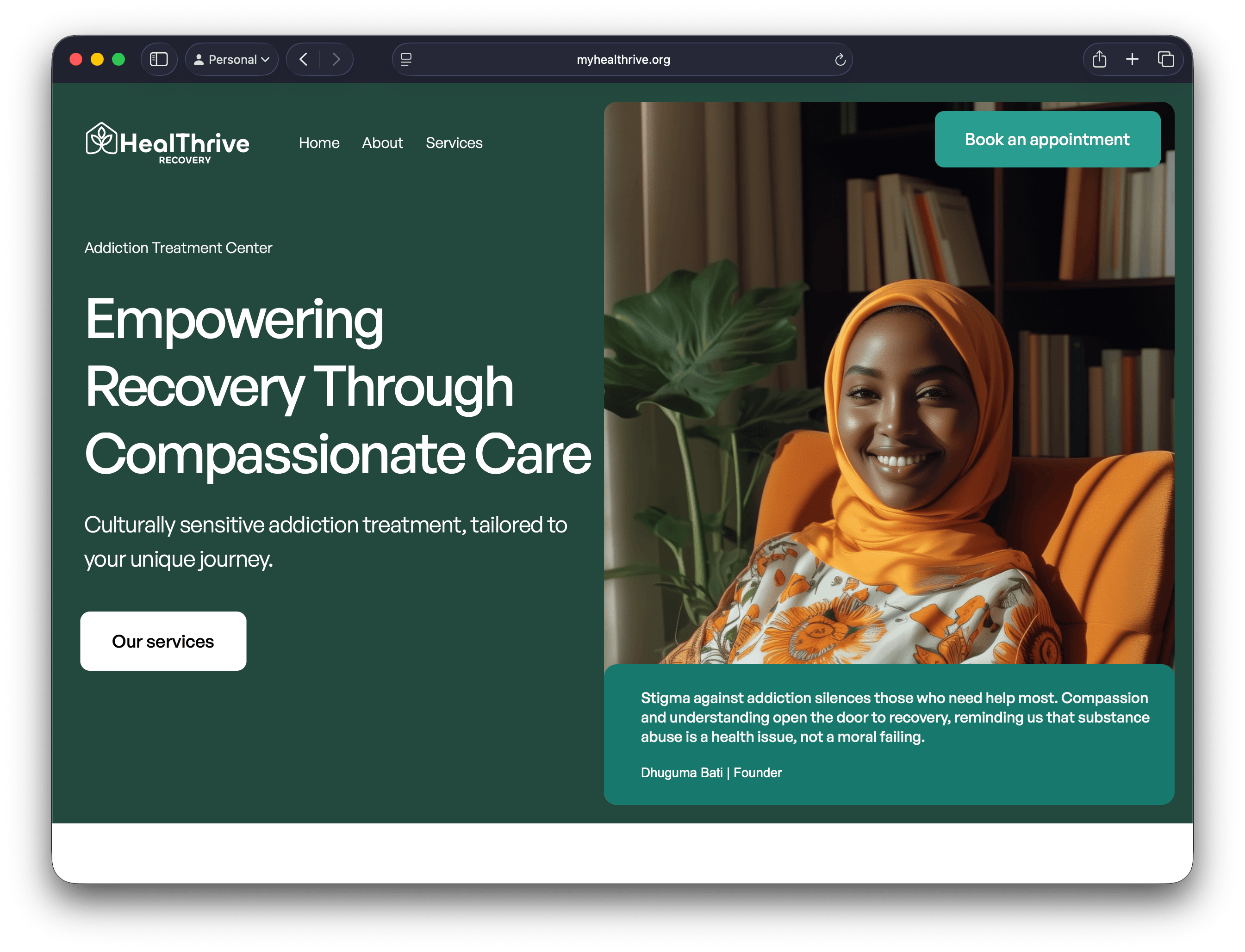 HealThrive Recovery project preview